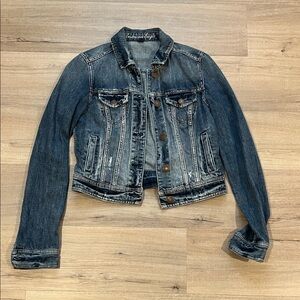 American Eagle Outfitters Dark Wash Jean Jacket